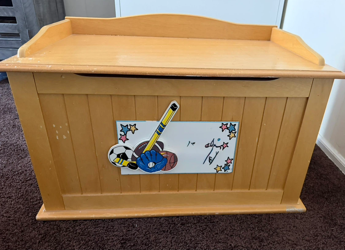 Wooden Toy Chest Box