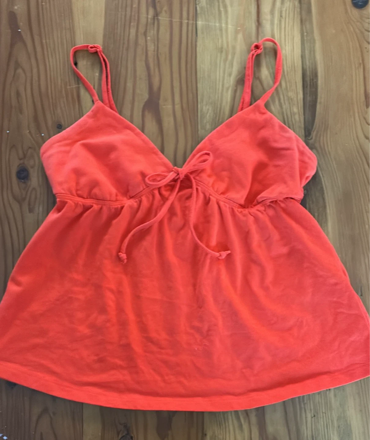 Aritzia Sunday Best Orange Tank Top 2XS