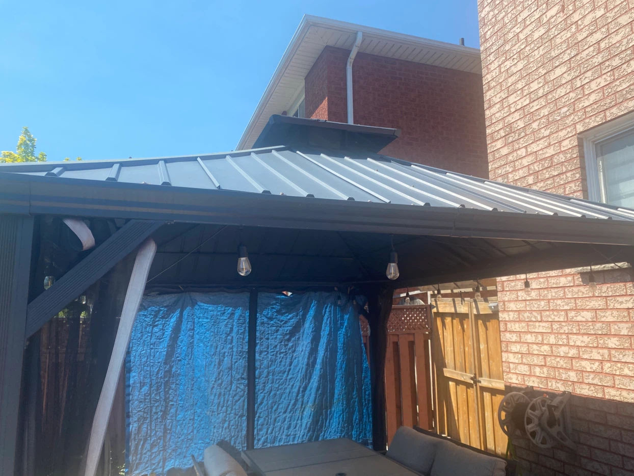 Gazebo with Metal Roof - photo 3