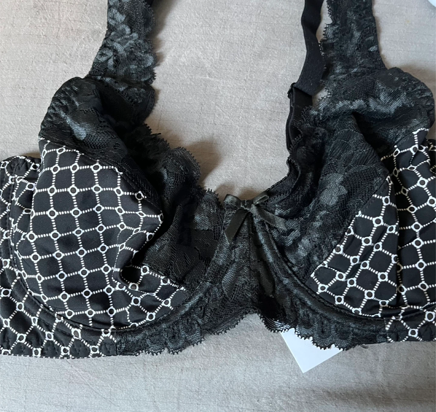 Curve Muse Black Minimizer Bra - photo 3