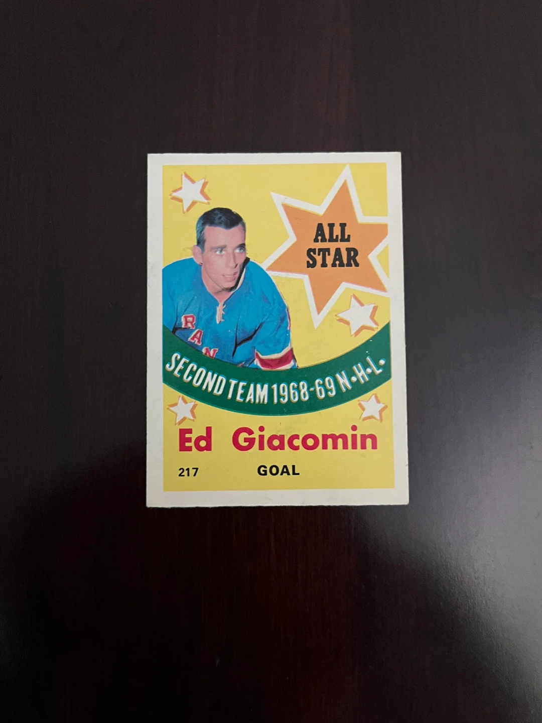 1969 O-PEE-CHEE 217 ED GIACOMI