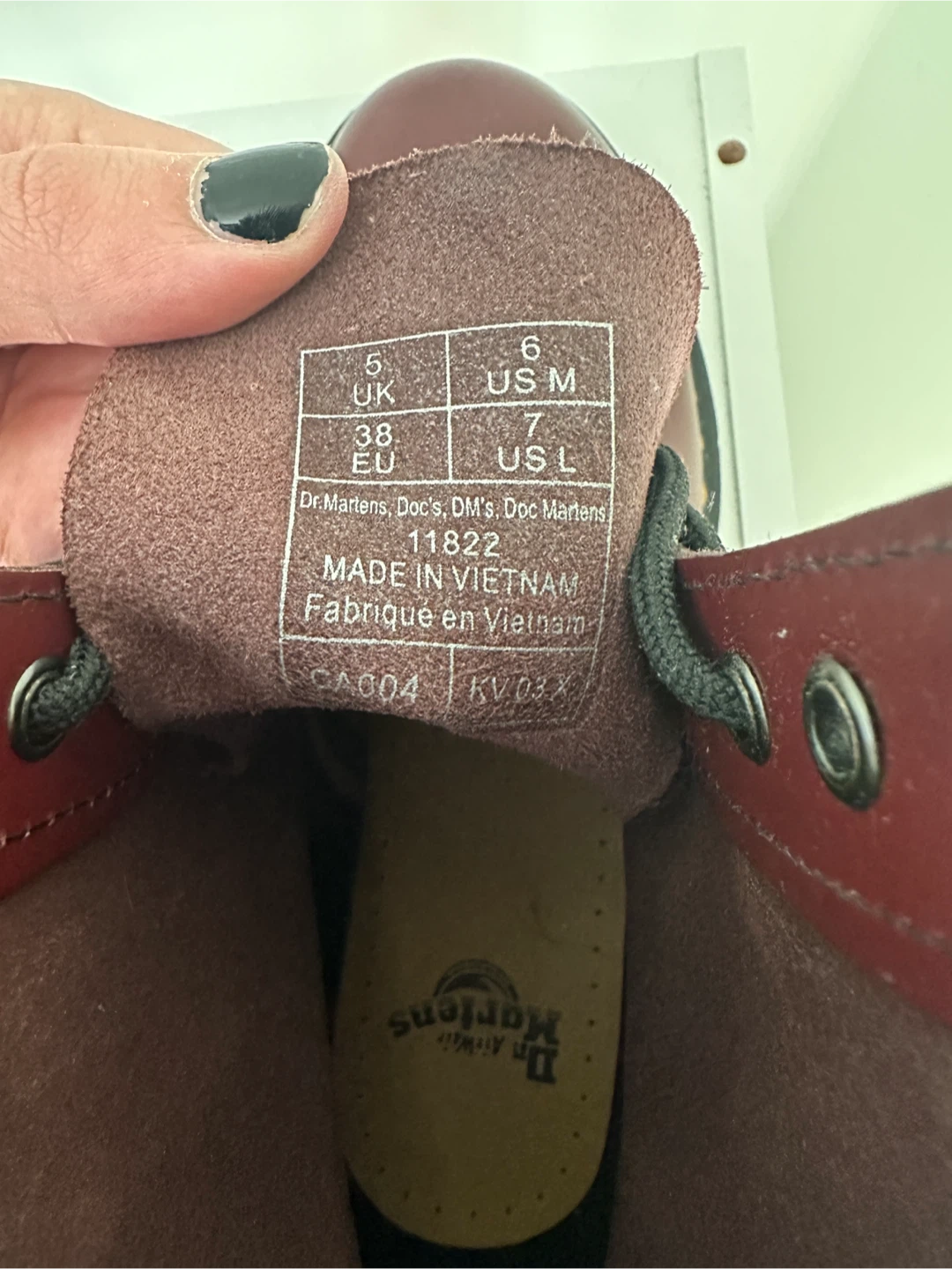 Dr. Martens 1460 Cherry Red Smooth Leather Boots - photo 5