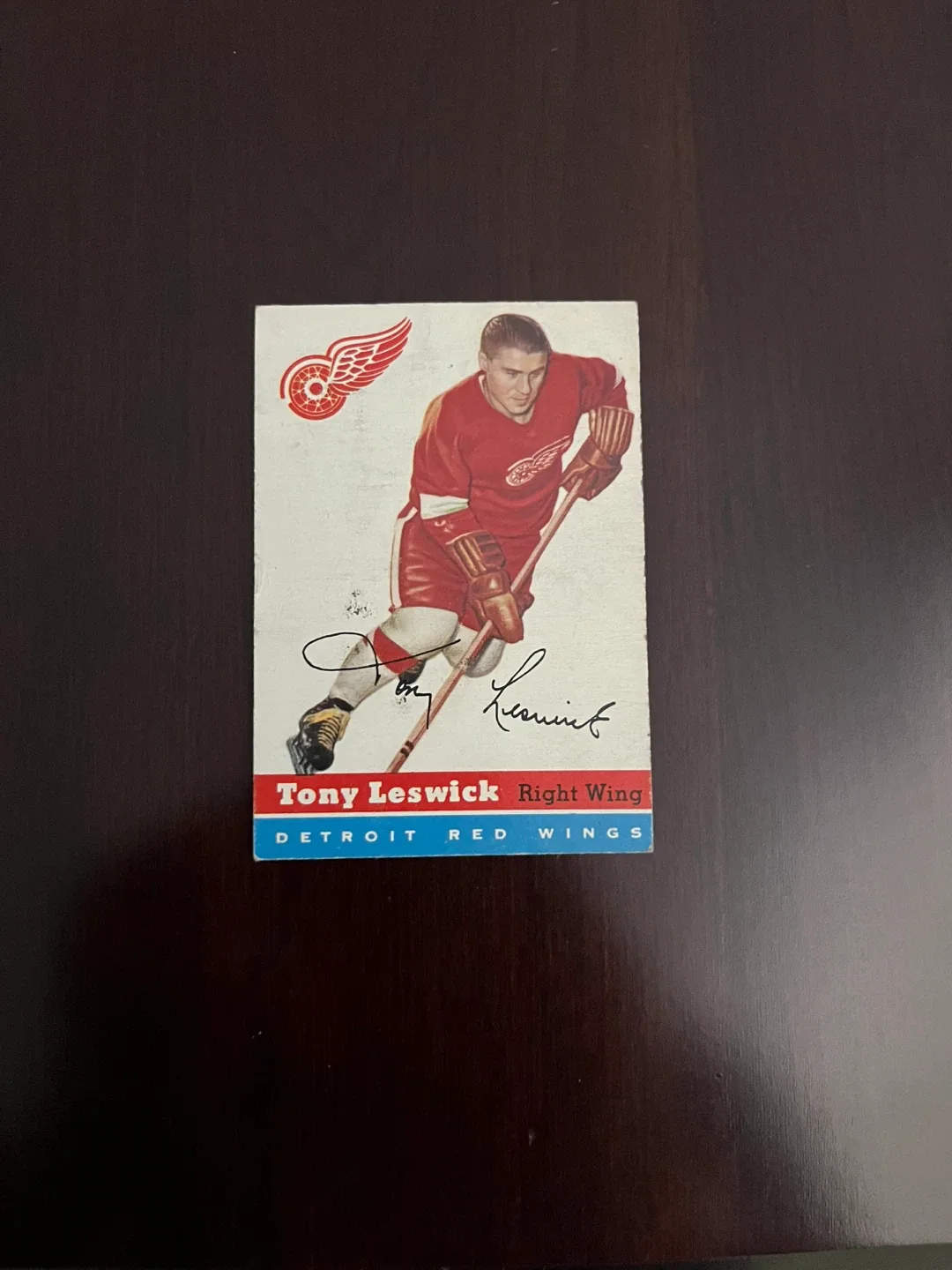 1954 TOPPS 45 TONY LESWICK