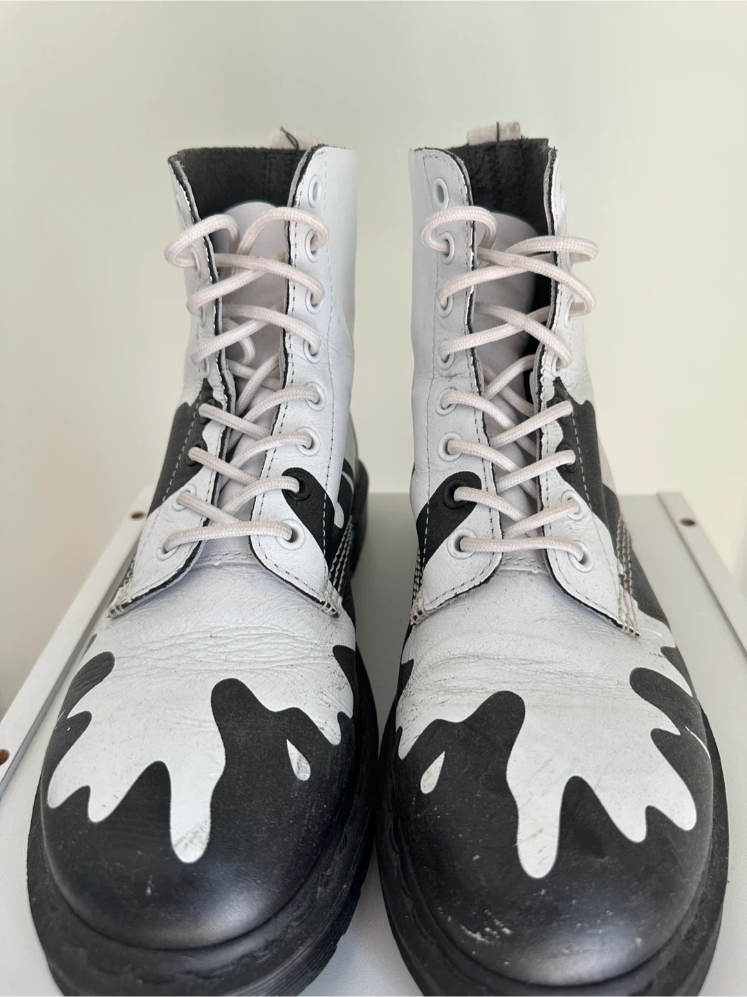 Dr. Martens Pascal Black & White Drip Boots - photo 2