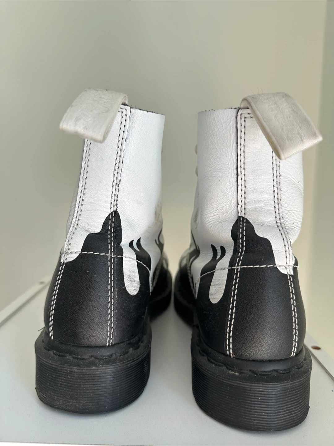 Dr. Martens Pascal Black & White Drip Boots - photo 4