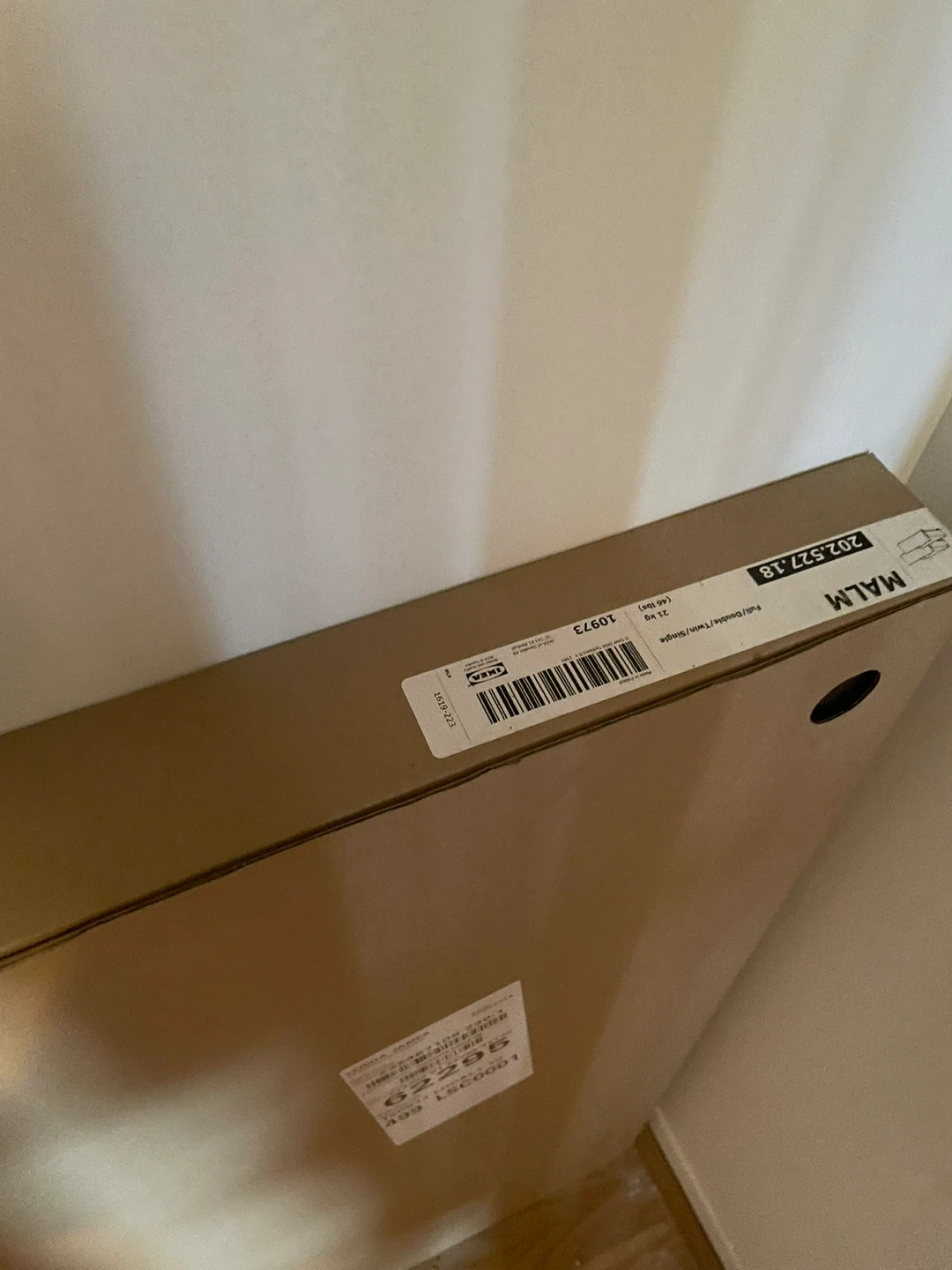 IKEA MALM twin bed with storage + mattress - photo 5