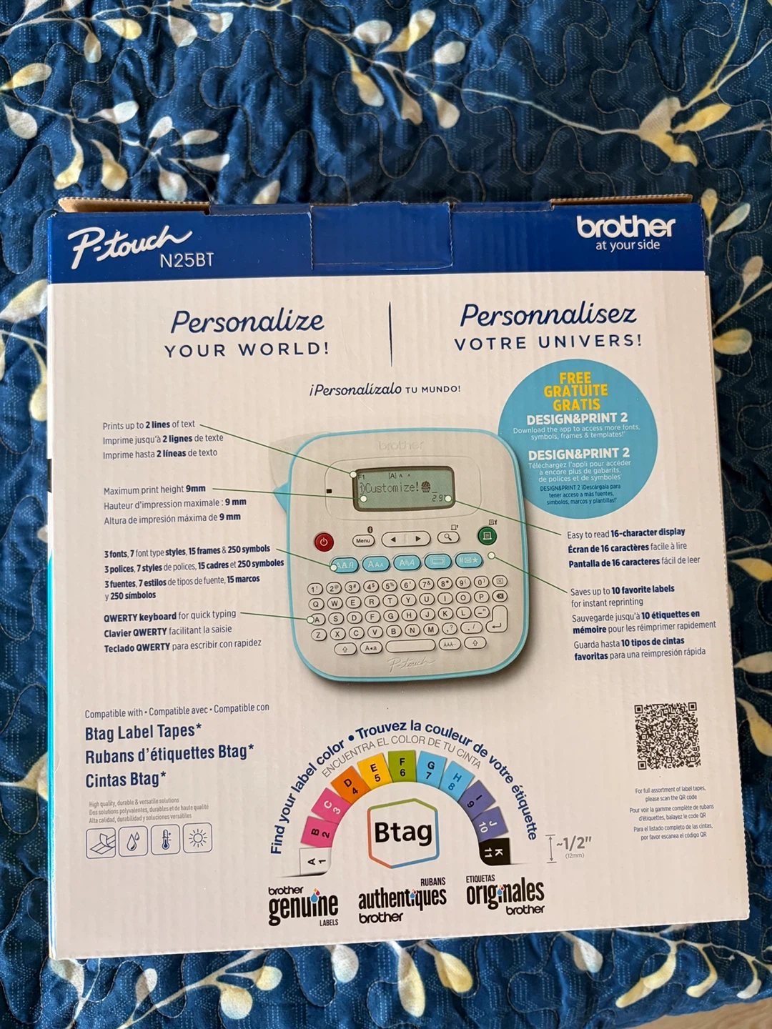 Brother P-touch N25BT Label Maker - photo 2