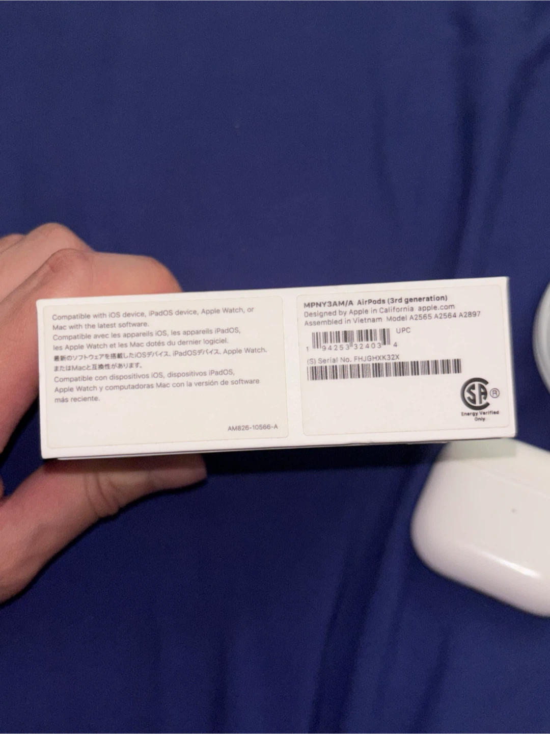 Apple AirPods (3rd generation) swipe for photos - photo 2