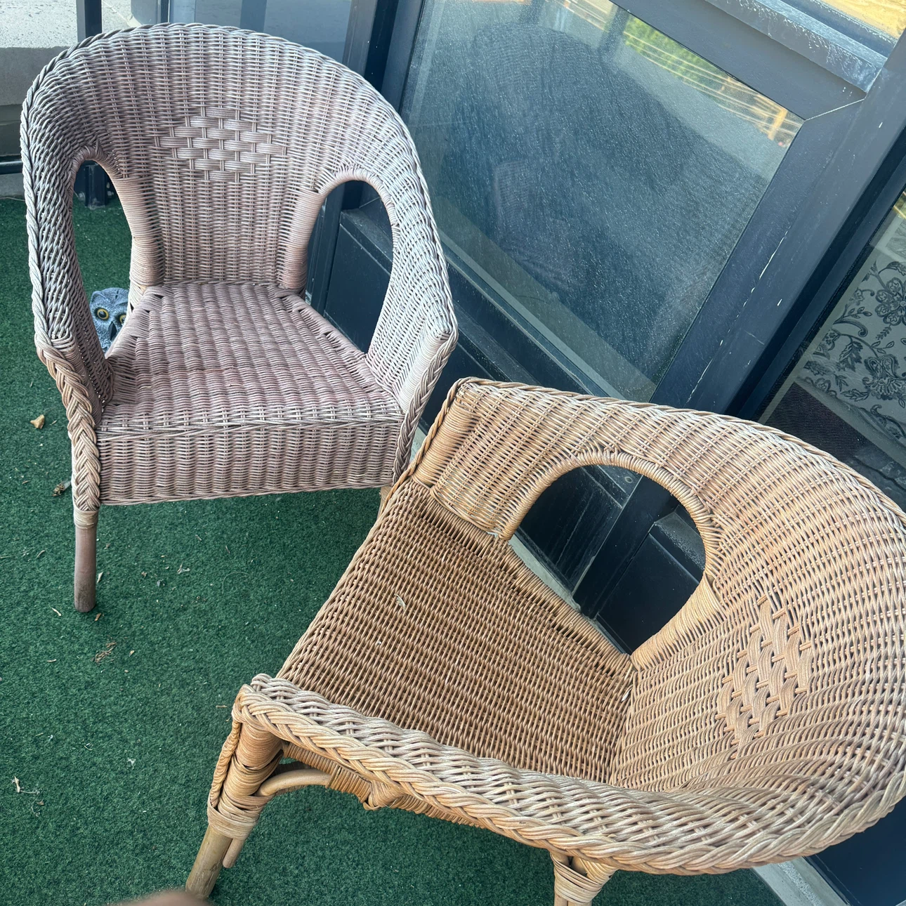 Wicker Chairs (Set of 2)