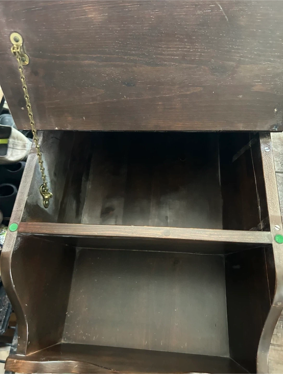 Wooden Magazine Rack with Storage - photo 5
