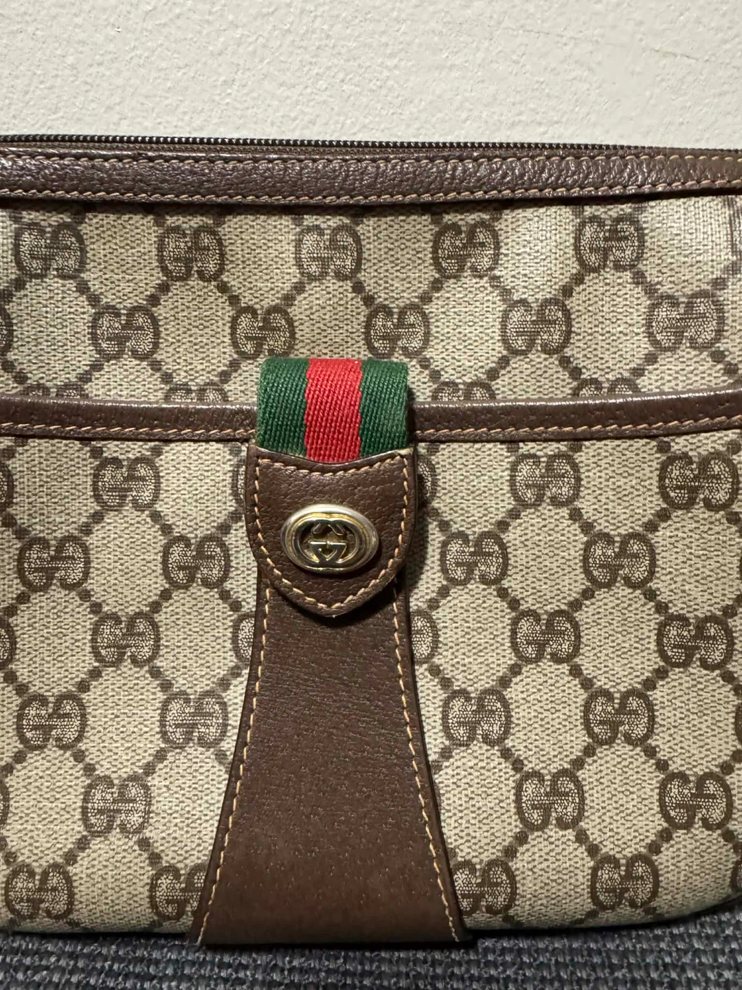 Vintage Gucci monogram shoulder bag - photo 4
