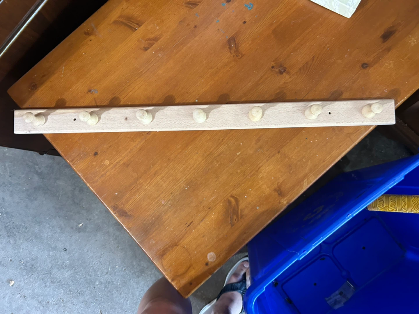 Wooden Wall Hook Rack