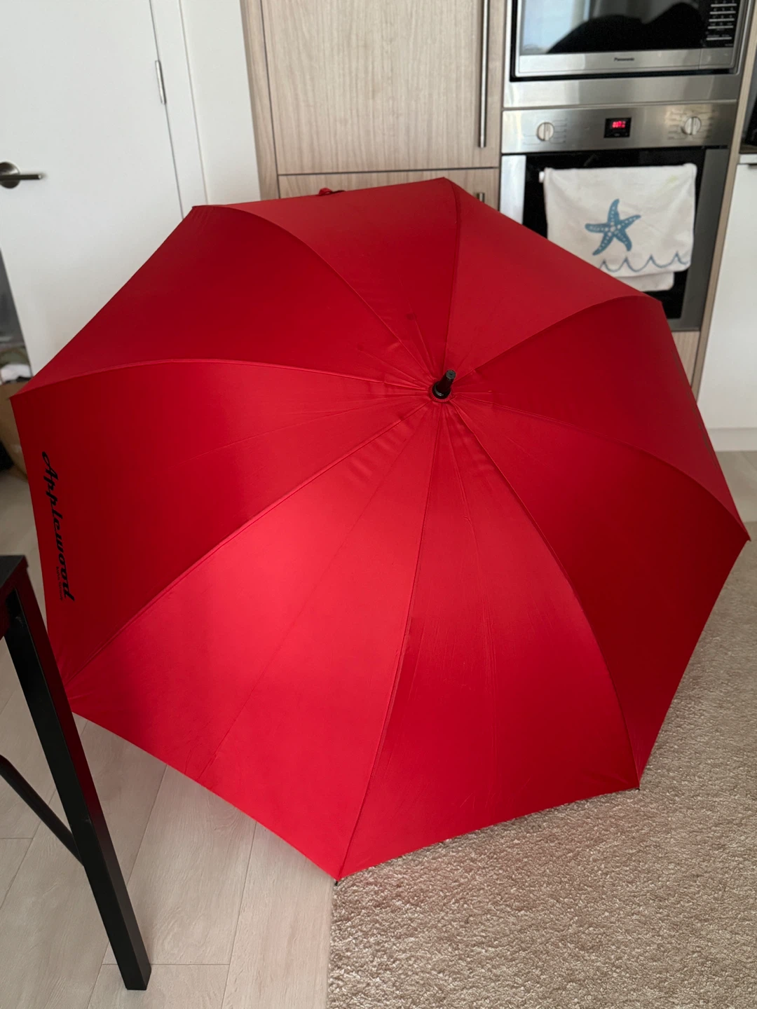 Giant Red Umbrella