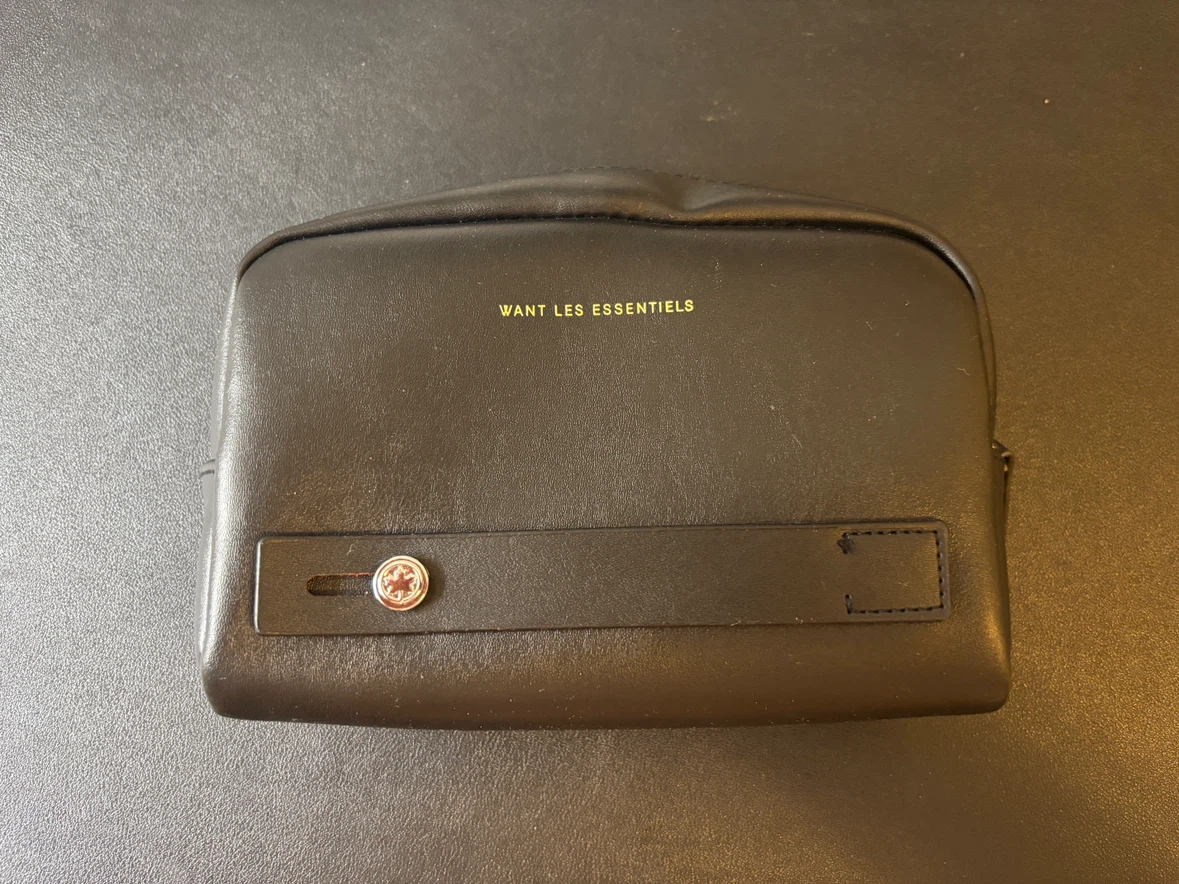 Black Travel Toiletry / Accessory Bag