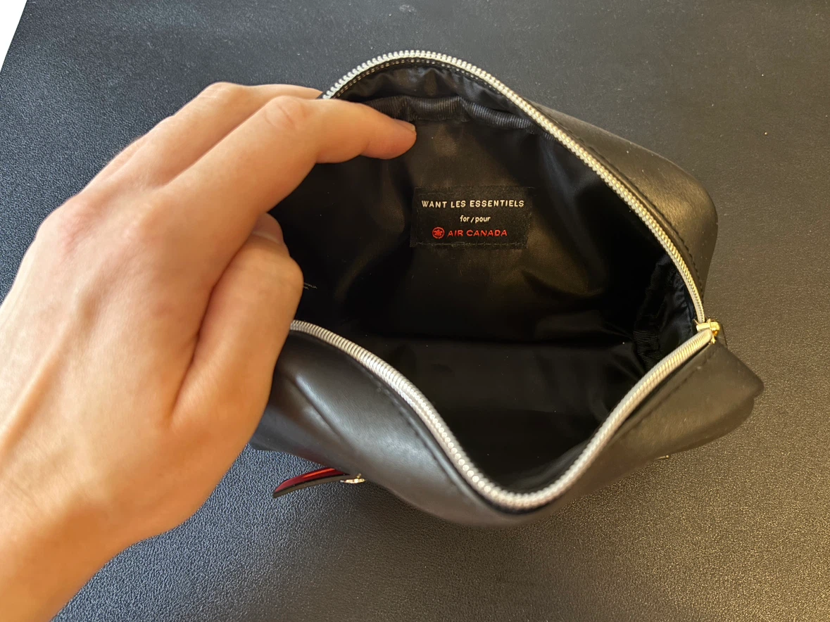 Black Travel Toiletry / Accessory Bag - photo 3