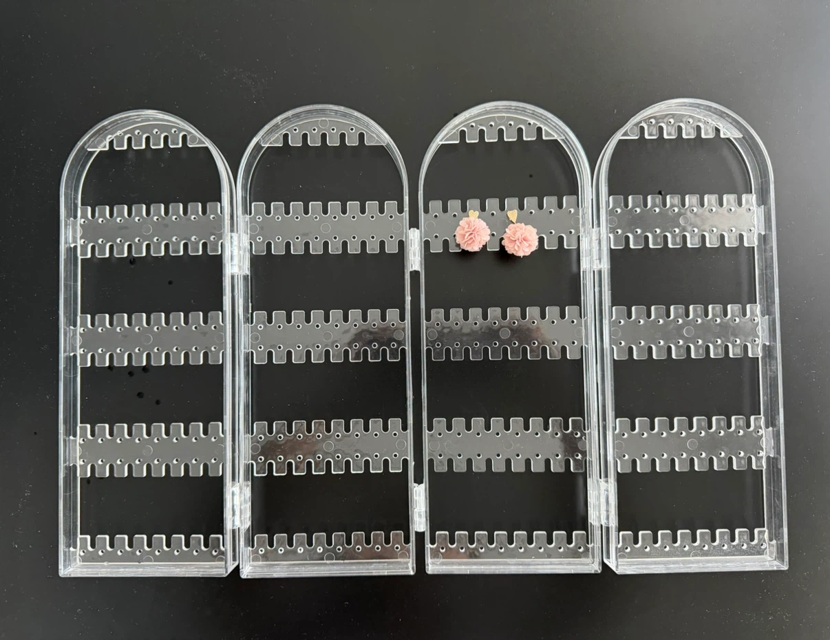 Clear Acrylic Earring Organizer Display Stand