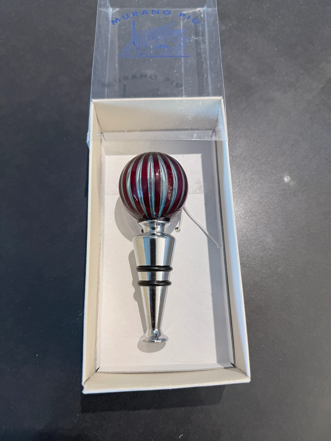 Murano Piu Bottle Stopper