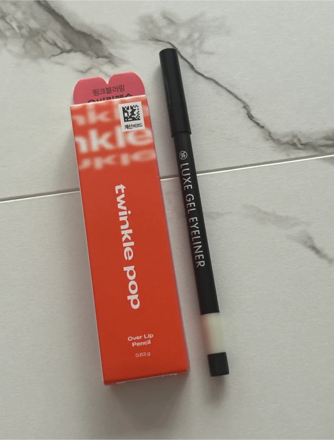(New) K beauty highlighter & lip pencil