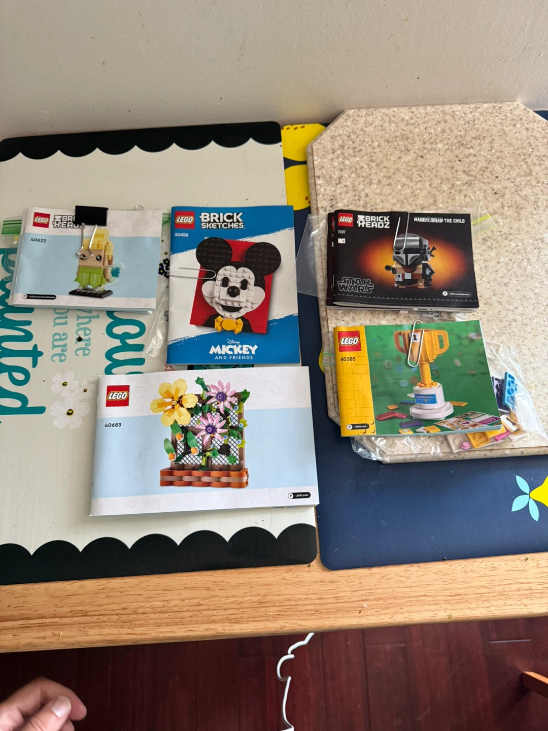 Lego instruction books