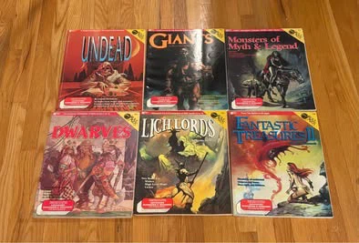 Role Aids Sourcebooks - AD&D compatible