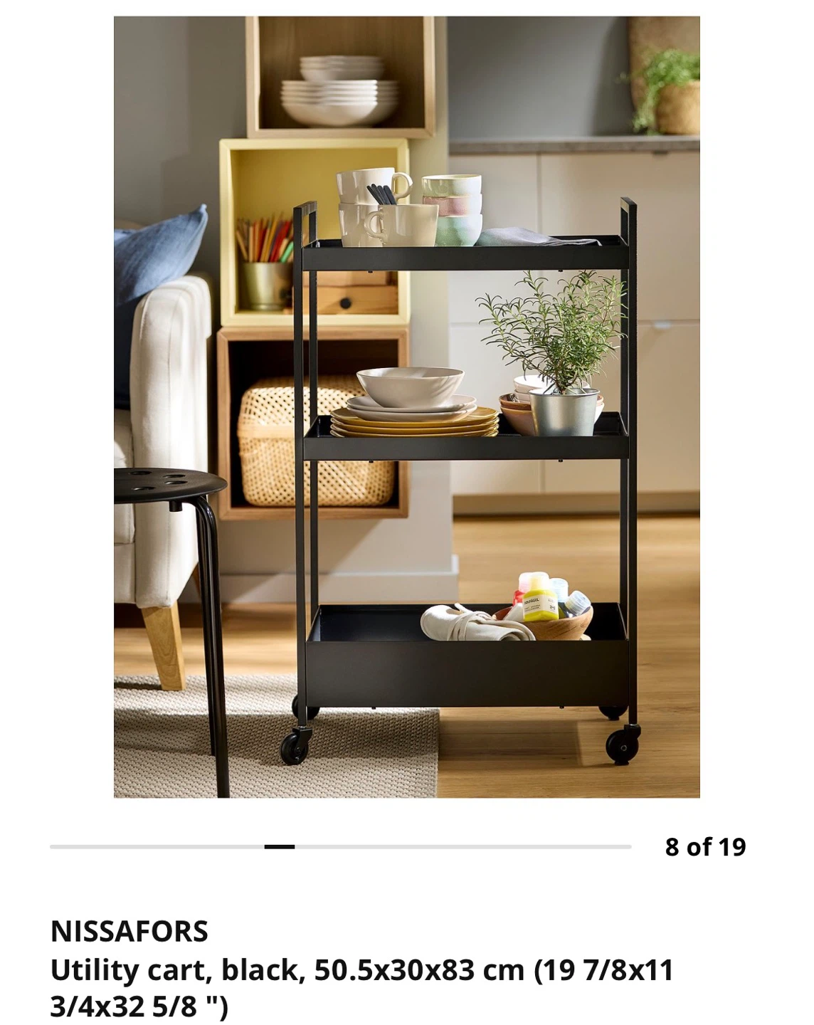 Utility Cart - Black