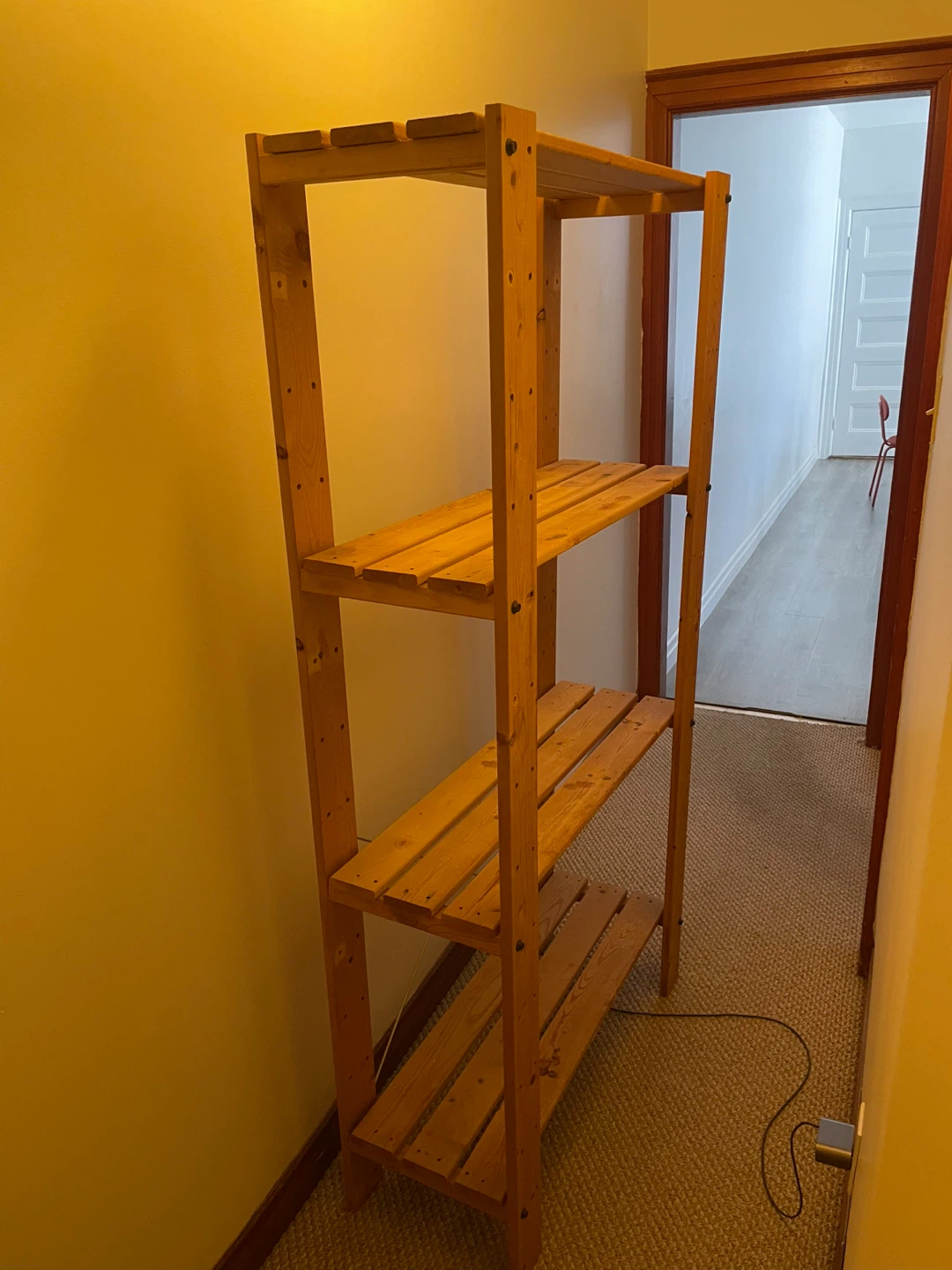 IKEA Wooden 4-Tier Shelf Unit - photo 2