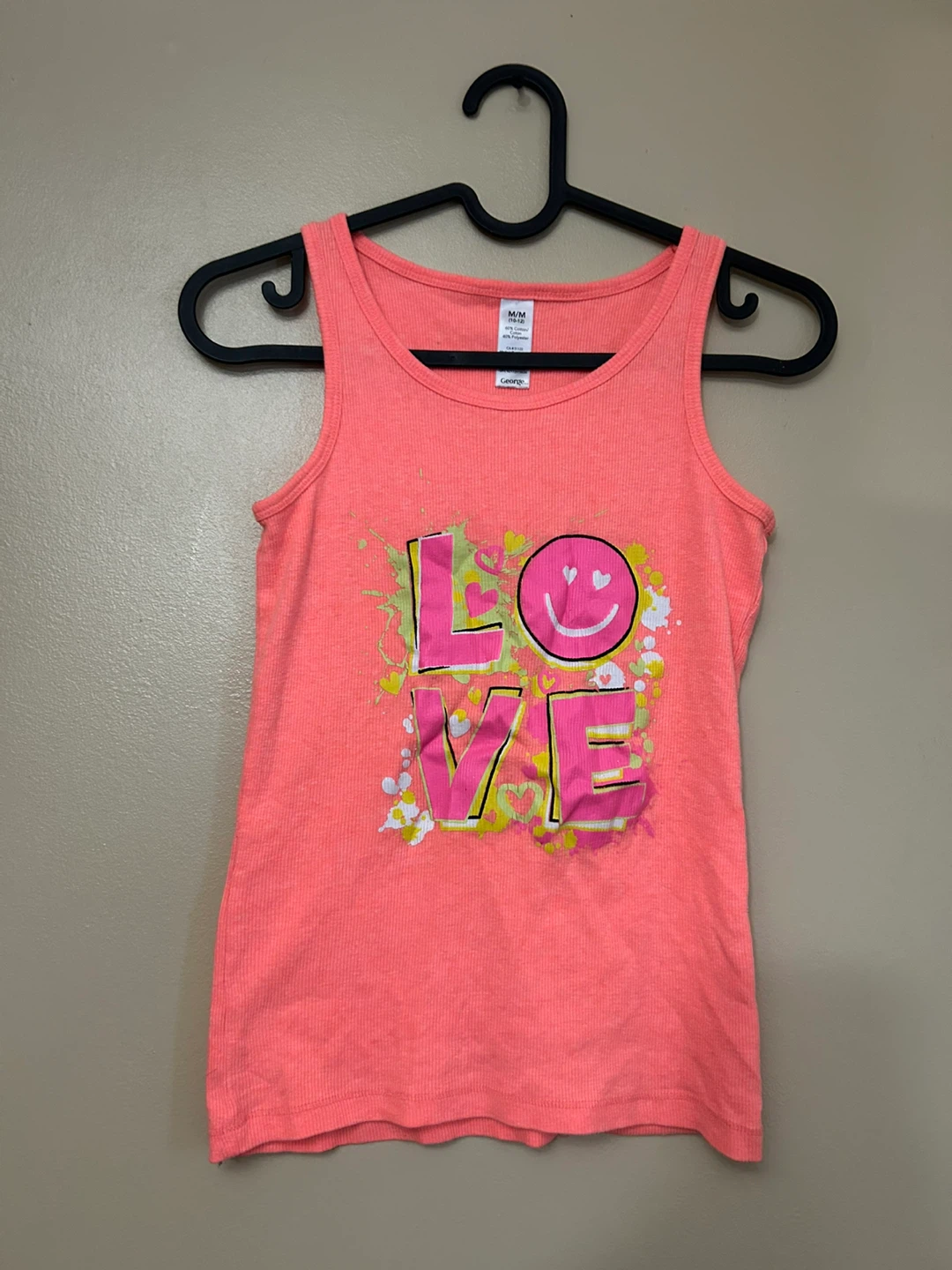 George Peach Tank Top Kids 10/12