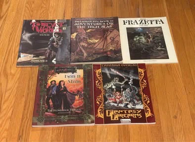 Various TTRPG Titles