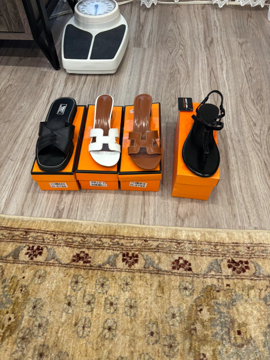 Brand New Women’s Sandals Bundle – 4 Pairs – Sizes 8, 9 & 11