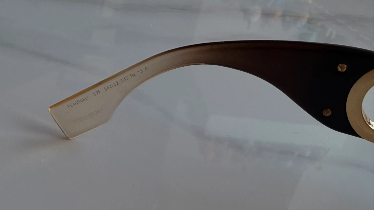Authentic FENDI O'LOCK  Beige Brown Fashion  Sunglasses - photo 4
