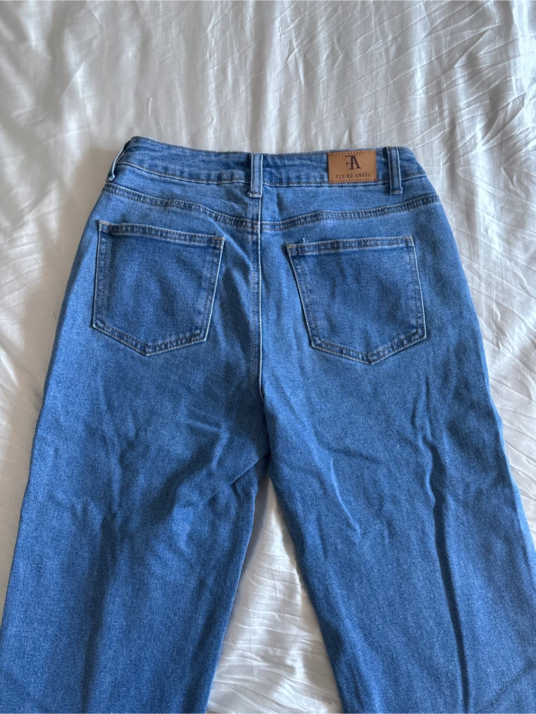 Flying Angel Jeans with Daisy Embroidery - photo 3