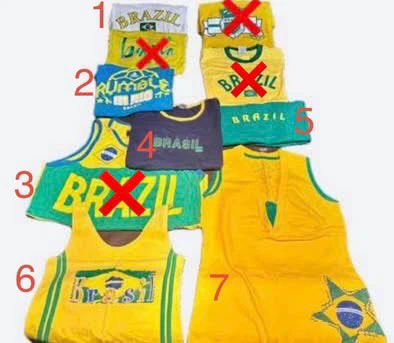⚽ 6 Brazil T-shirts and Tank Tops for the WORLD CUP
