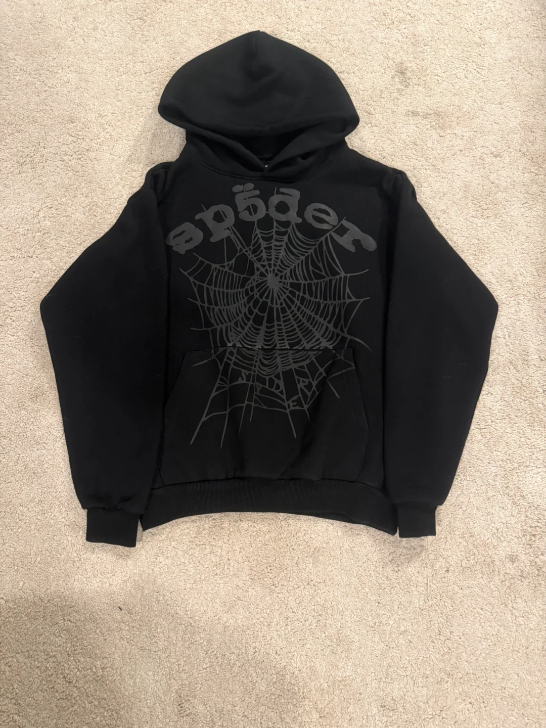 Spider brand hoodie black Small
