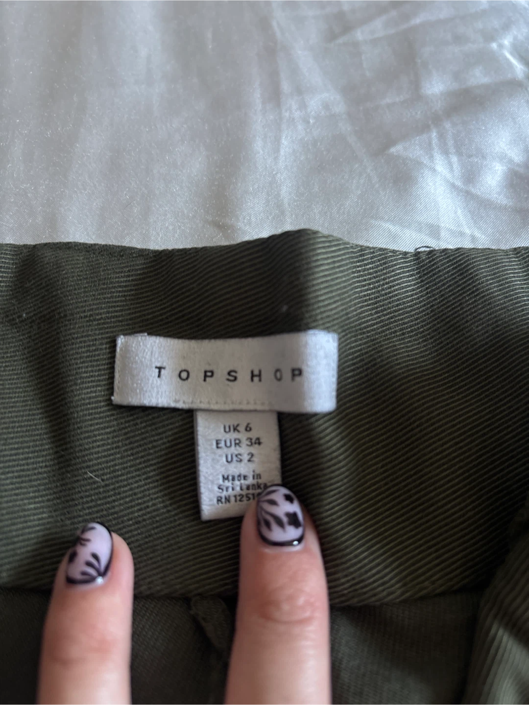 TOPSHOP High-Waisted Green Trousers - photo 3