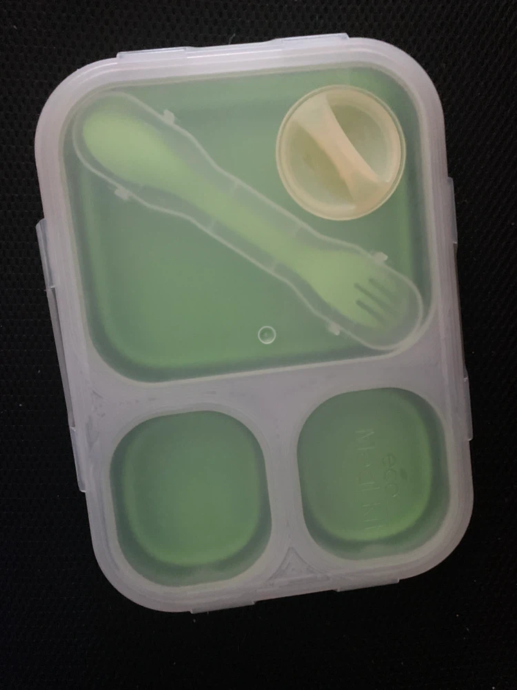 Collapsible Lunch Box with Utensils