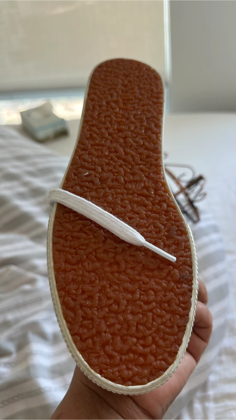 Brand new Superga White Canvas Platform Sneakers - photo 2