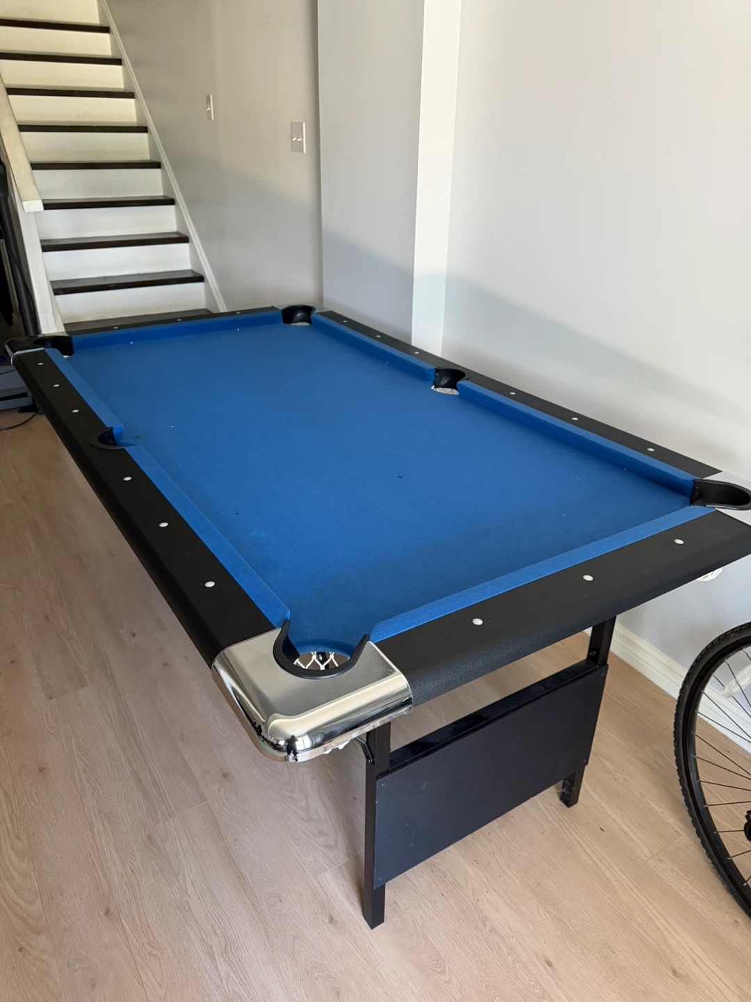 Folding Billiard Pool Table with Accessories