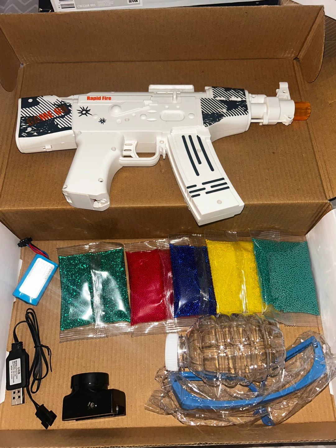 Rapid Fire Gel Blaster Toy Gun with Accessories