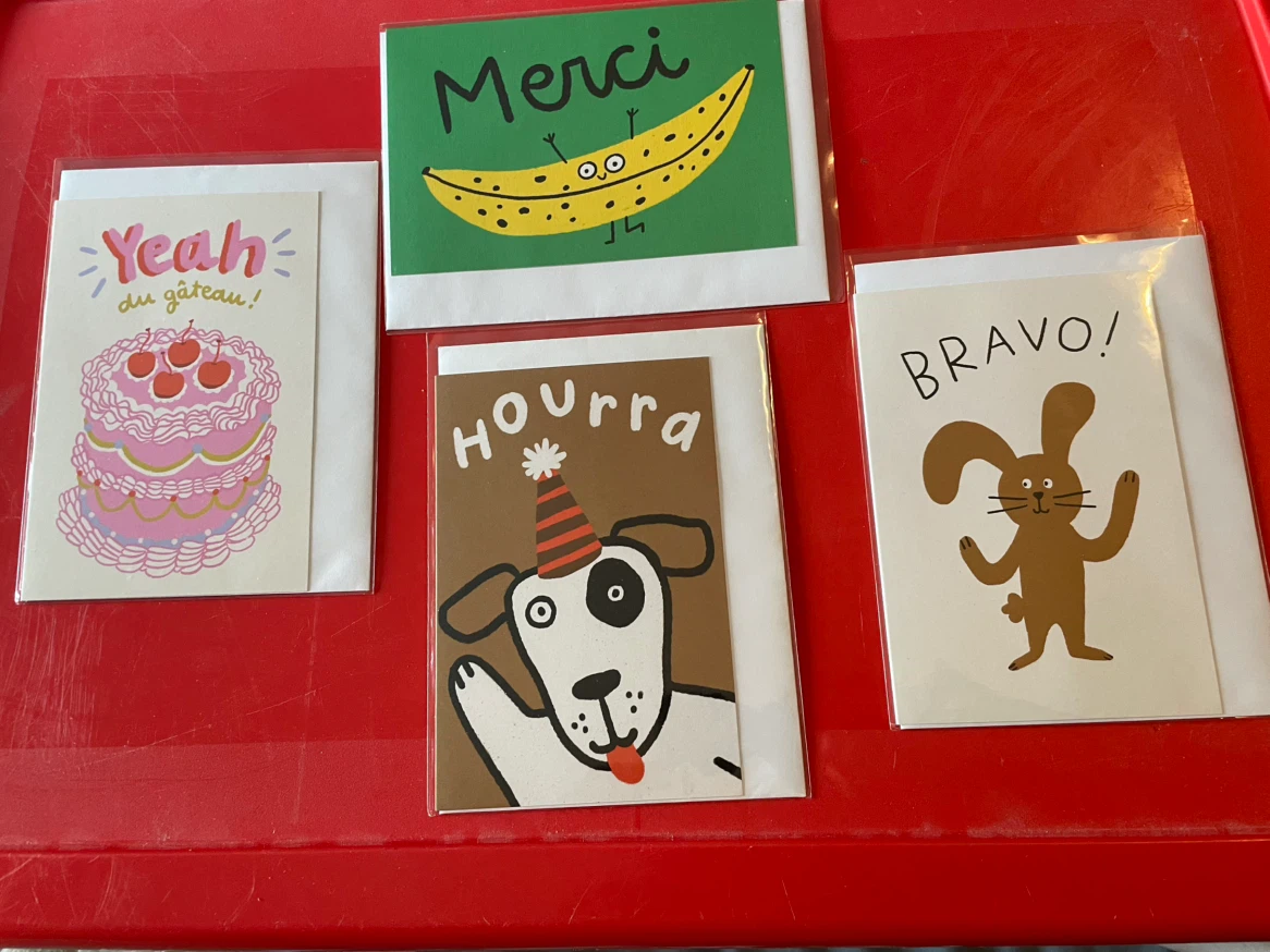 French Cards Mixed Bundle of 4 NEW