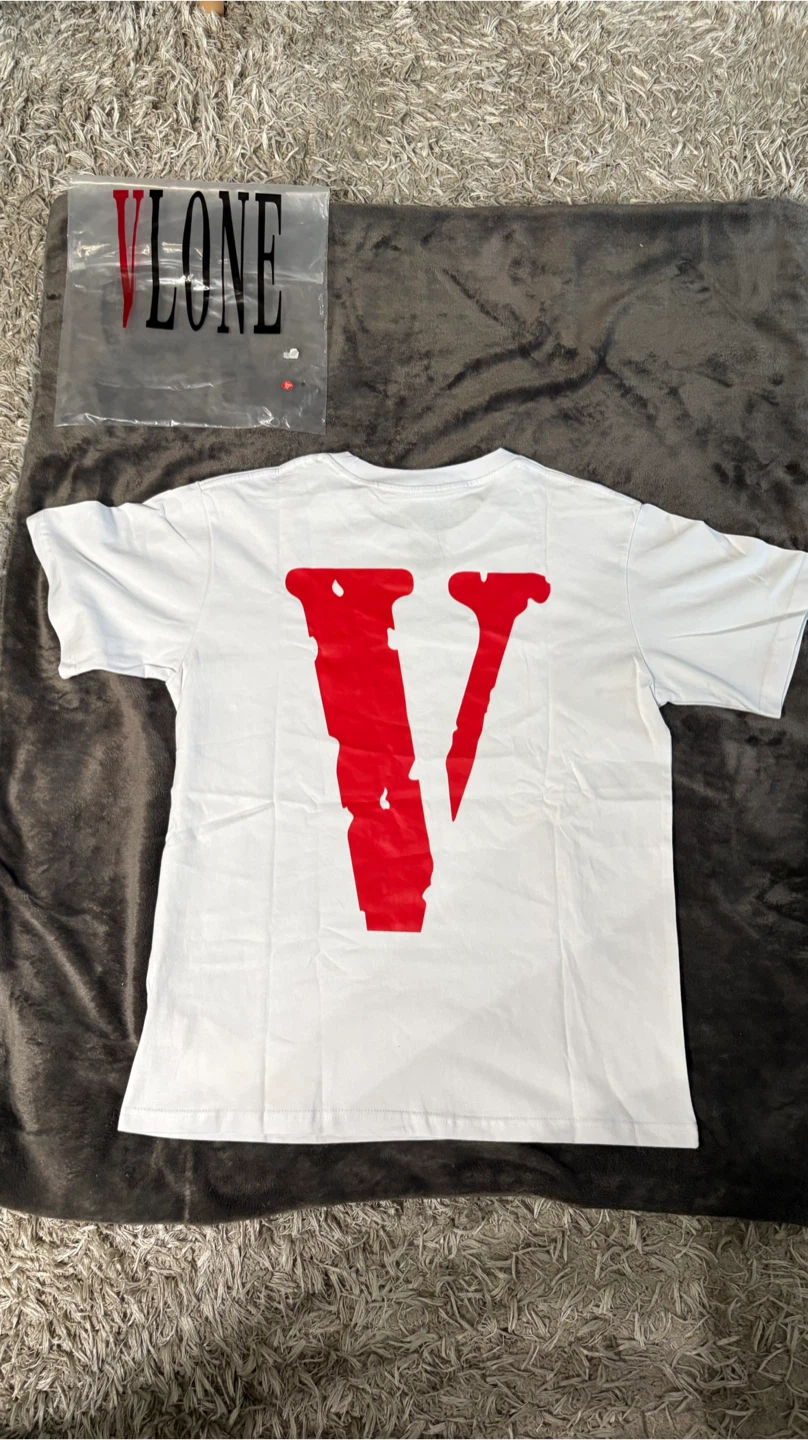 Vlone white/red t-shirt - photo 2