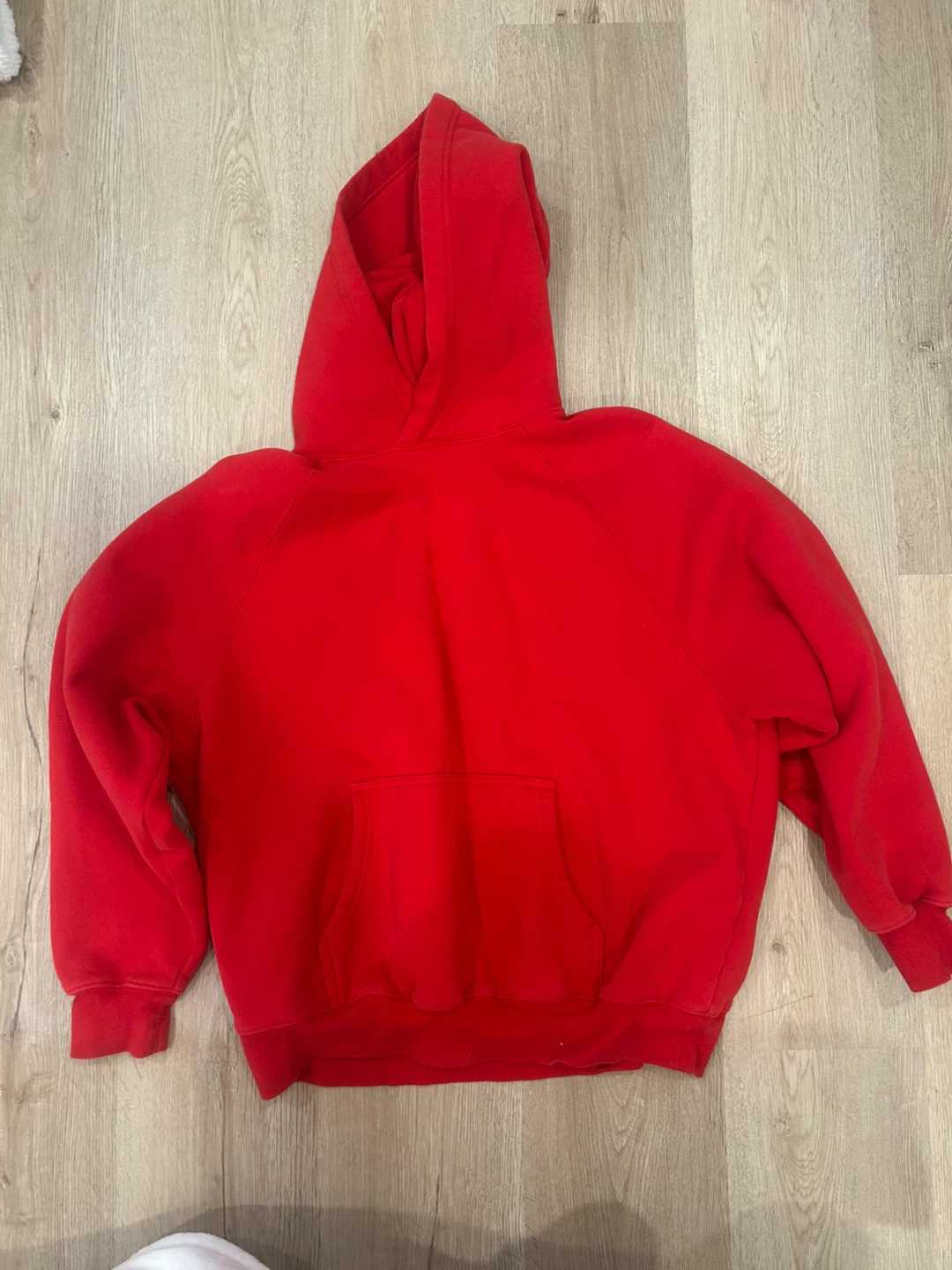 ARITZIA Red Sweatfleece Mega Fit Hoodie