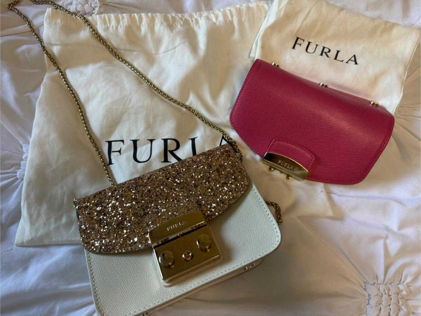 Furla Metropolis Crossbody Bag + 2 Interchangeable Flaps