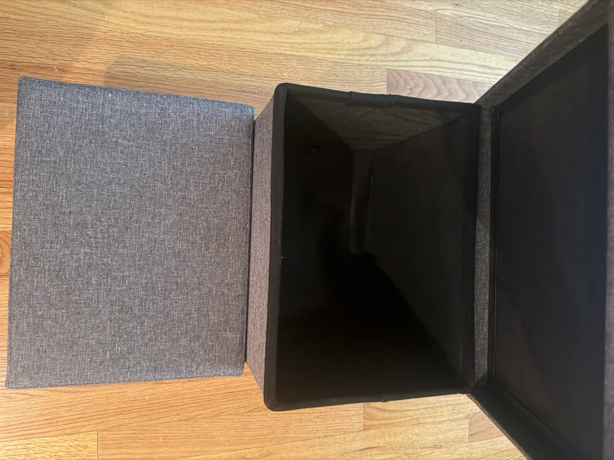 3-Step Pet Stairs / Storage Cubes - Dark Gray - photo 4