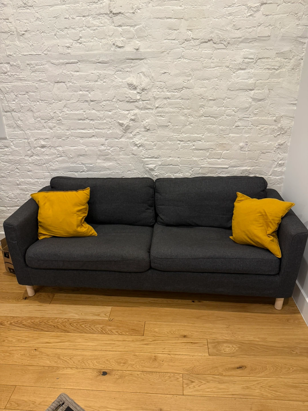 Dark Gray 2-Seater Sofa