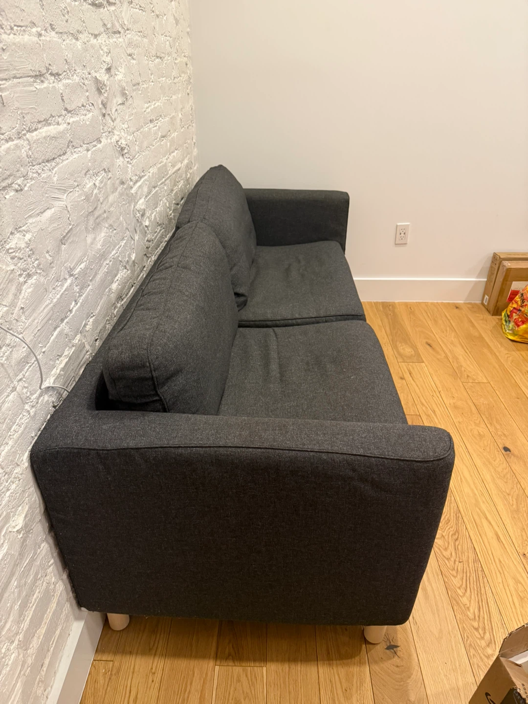 Dark Gray 2-Seater Sofa - photo 3