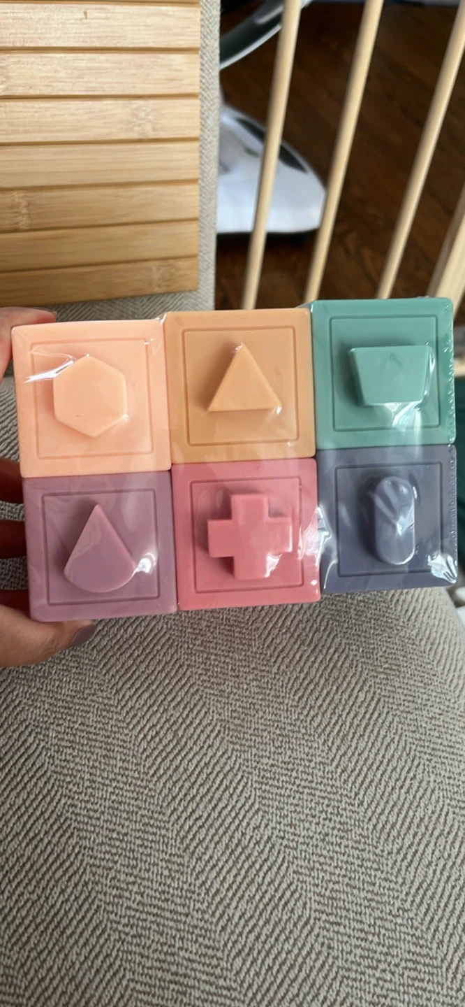 Set of 6 Baby Building Blocks