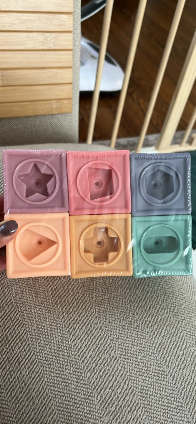 Set of 6 Baby Building Blocks - photo 2