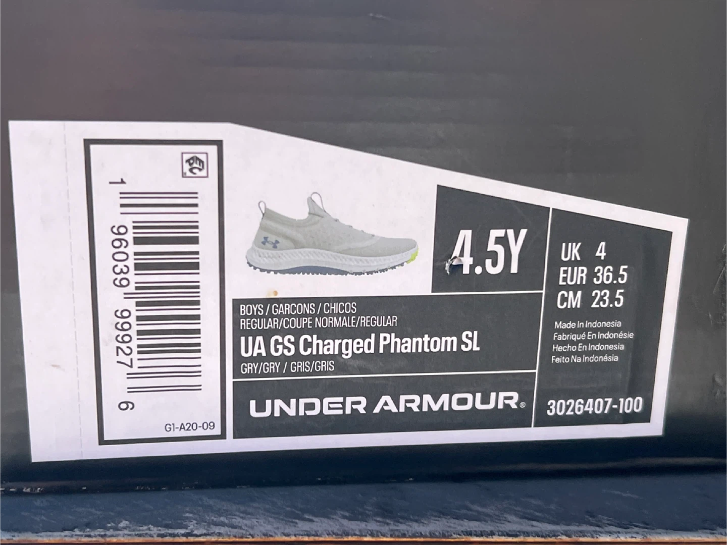 Under Armour Phantom SL Golf Shoes - Size 4.5Y - photo 3