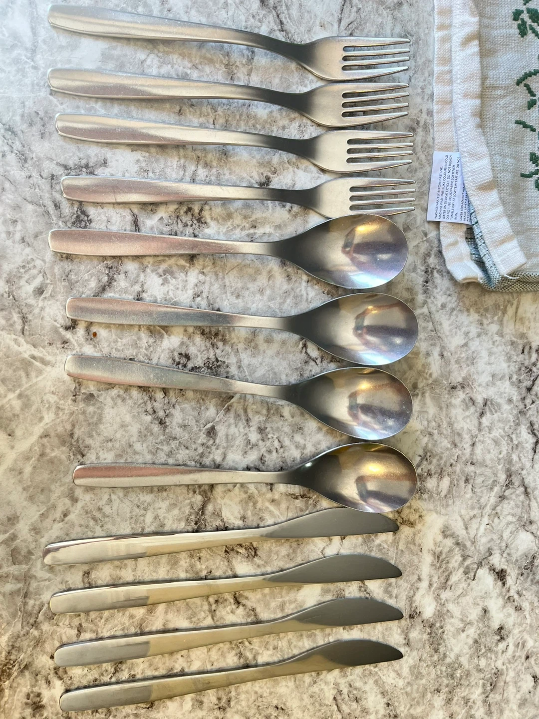 Set of 5 Forks, 5 Spoons, and 5 Knives