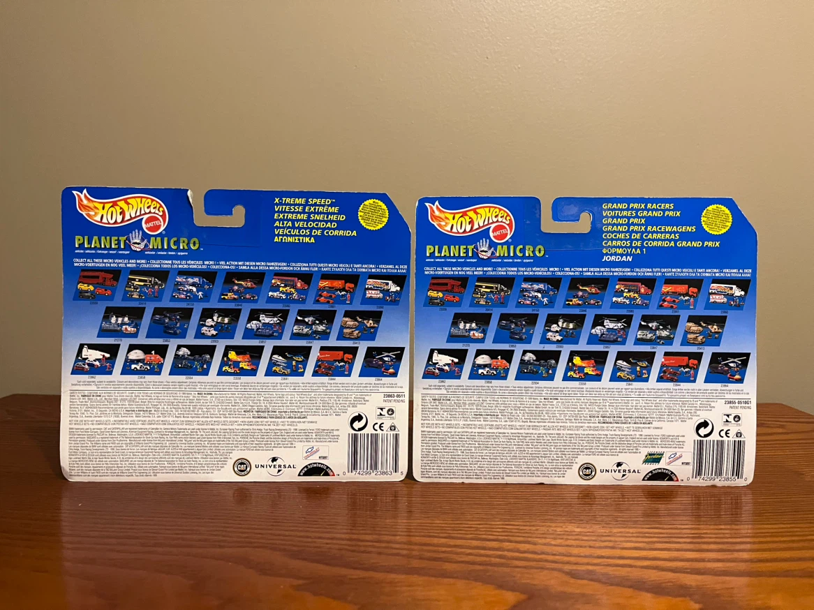 VINTAGE (1999) HOT WHEELS PLANET MICRO SETS - photo 2